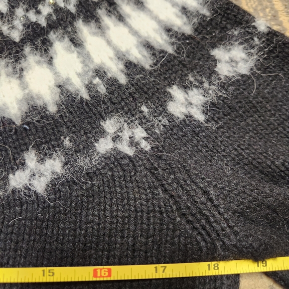 J. Crew Black and White Patterned Sweater - Picture 5 of 10